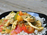 Chicken in Coconut Mango Verde Sauce