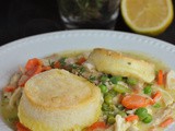 Chicken Pot Pie with Biscuits