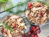 Chicken Quinoa Salad with Grapes, Fennel, and Honey Dijon Dressing