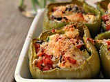 Chicken-Stuffed Green Peppers