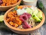 Chicken Tikka Masala Quinoa Bowls with Cilantro-Lime Crema