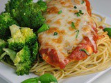 Chicken with Pepperoni-Marinara Sauce + Weekly Menu