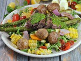 Chimichurri Steak and Vegetable Salad