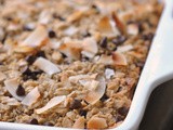 Chocolate Chip Coconut Baked Oatmeal