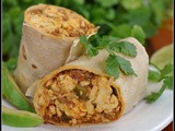 Chorizo and Bell Pepper Breakfast Burritos