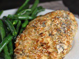 Cream Cheese-Stuffed Everything Bagel Chicken + Weekly Menu