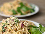 Creamy Broccoli, Chicken, and Bacon Pasta