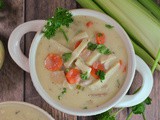 Creamy Chicken Noodle Soup + Weekly Menu