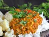 Creamy Coconut Lentil Curry + Weekly Menu