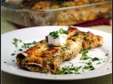 Creamy Green Chile Enchiladas