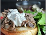 Crock Pot French Dip Sandwiches