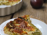 Crustless Asparagus Quiche + Weekly Menu