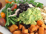 Cuban Quinoa Bowl with Lemon-Garlic Cashew Dressing