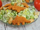 Dino Chicken Nugget Caesar Salad