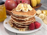 Easy Banana Nut Pancakes + Weekly Menu