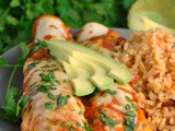 Easy Vegetable Enchiladas + Weekly Menu