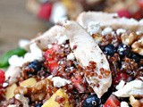 Fruit, Chicken, and Quinoa Salad with Citrus Poppy Seed Dressing