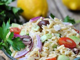 Greek Orzo Pasta Salad