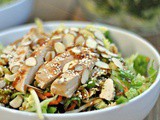 Grilled Ginger-Sesame Chicken Chopped Salad + Weekly Menu