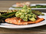 Grilled Salmon with Avocado Salsa