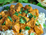 Healthier Slow-Cooker Butter Chicken + Weekly Menu