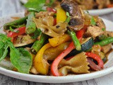 Honey Balsamic Pasta with Chicken and Veggies