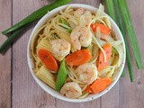 Honey Garlic Shrimp Lo Mein