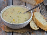 Instant Pot Broccoli Cheddar Soup + Weekly Menu