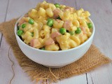 Instant Pot Mac and Cheese with Ham and Peas