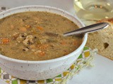 Instant Pot Wild Rice Soup + Weekly Menu