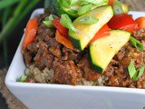 Korean Beef Bowls with Veggies