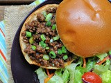 Korean Beef Sloppy Joes + Weekly Menu