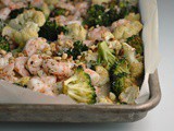 Lemon Parmesan Shrimp with Broccoli and Cauliflower