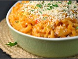 Lightened Up Buffalo Chicken Mac and Cheese {Mac & Cheese mania!} + Weekly Menu