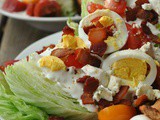 Loaded Wedge Salad with Grilled Salmon