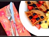 Love Your Heart: Maple, Walnut, and Flaxseed Waffles (or Pancakes)