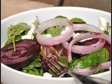 Meatless Monday: Beet, Goat Cheese, and Grilled Onion Salad