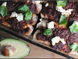 Meatless Monday: Black Bean-Roasted Zucchini-Goat Cheese Enchiladas + Weekly Menu