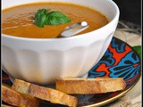 Meatless Monday: Roasted Tomato Soup with Goat Cheese