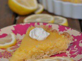 Meyer Lemon Tart + Weekly Menu