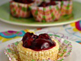 Mini Cherry Cheesecakes + Weekly Menu