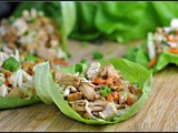 Mu Shu Chicken Lettuce Wraps