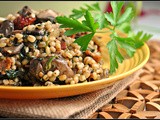 Mushroom & Bacon Barley Casserole