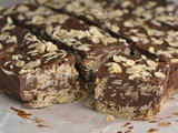 No Bake Chocolate Oatmeal Bars