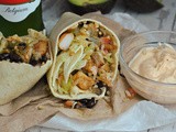 Old Bay Shrimp Burritos