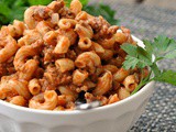 One Pot American Goulash + Weekly Menu