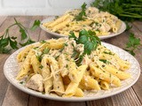 One Pot Garlic Parmesan Chicken Pasta