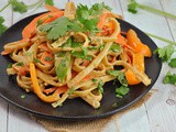 Peanutty Noodles with Veggies