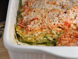 Pesto Chicken Lasagna + Weekly Menu