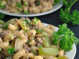 Philly Cheesesteak Pasta + Weekly Menu